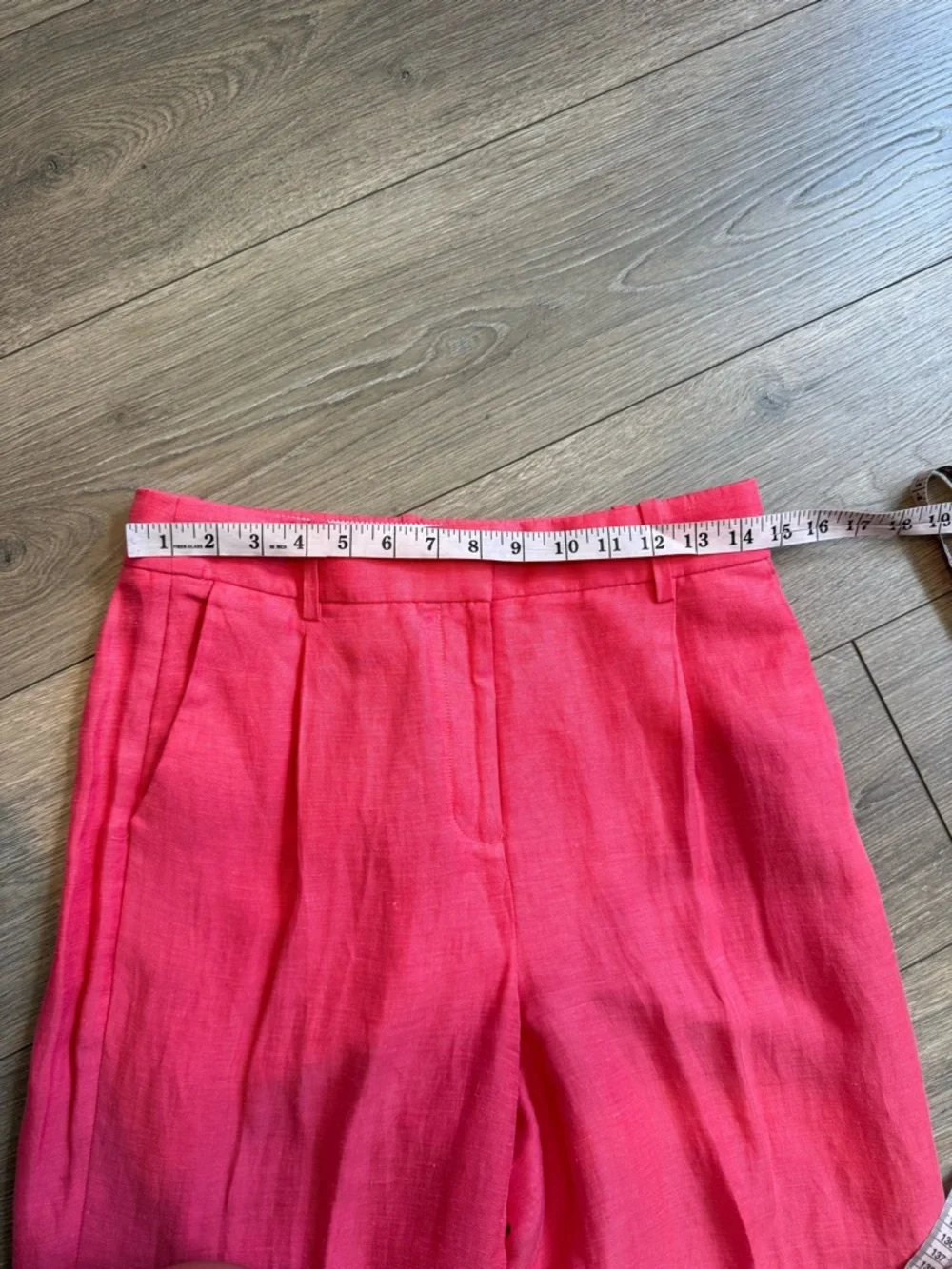 J. Crew Coral Straight-Leg High-Rise Trousers Size 4